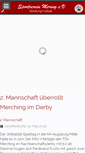 Mobile Screenshot of fussball.sv-mering.de